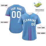 Custom Classic Style Personalized Gradient Ribbed Baseball Shirt Hiphop Clothing for Party For Unisex