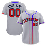 Custom Classic Style Personalized Gradient Ribbed Design Button Down Short Sleeve Sports Uniforms For Unisex