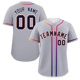 Custom Classic Style Personalized Gradient Ribbed Design Button Down Short Sleeve Sports Uniforms For Unisex