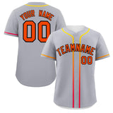 Custom Classic Style Personalized Gradient Ribbed Design Button Down Short Sleeve Sports Uniforms For Unisex
