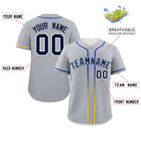 Custom Classic Style Personalized Gradient Ribbed Design Button Down Hip Hop Quick Dry Baseball Jersey For Unisex