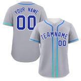 Custom Classic Style Personalized Gradient Ribbed Design Button Down Training Wear Sports Jerseys For Unisex