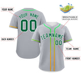 Custom Classic Style Personalized Gradient Ribbed Design Button Down Training Wear Sports Jerseys For Unisex