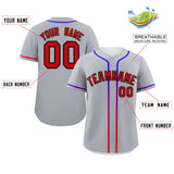 Custom Classic Style Personalized Gradient Ribbed Design Button Down Hip Hop Quick Dry Baseball Jersey For Unisex