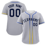 Custom Classic Style Personalized Gradient Ribbed Baseball Shirt Hiphop Clothing for Party For Unisex