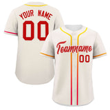 Custom Classic Style Personalized Gradient Ribbed Baseball Shirt Hiphop Clothing for Party For Adults Boys