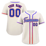 Custom Classic Style Personalized Gradient Ribbed Baseball Shirt Hiphop Clothing for Party For Adults Boys