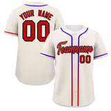 Custom Classic Style Personalized Gradient Ribbed Baseball Shirt Hiphop Clothing for Party For Adults Boys