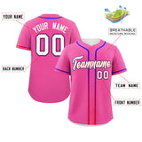 Custom Classic Style Personalized Gradient Ribbed Baseball Shirt Hiphop Clothing for Party For Adults Boys