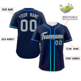 Custom Classic Style Baseball Jersey Personalized Gradient Ribbed Design Hiphop Jersey for Party For Fans