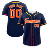Custom Classic Style Baseball Jersey Personalized Gradient Ribbed Blank Plain Design Style SportwearFor Fans Gift