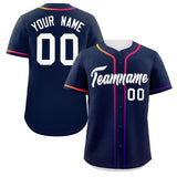 Custom Classic Style Baseball Jersey Personalized Gradient Ribbed Blank Plain Design Style SportwearFor Fans Gift