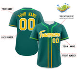 Custom Classic Style Baseball Jersey Personalized Gradient Ribbed Design Fashion Clothing Baseball Jersey For Fans