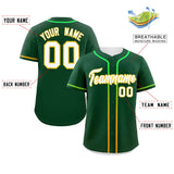 Custom Classic Style Personalized Gradient Ribbed Design Baseball Jersey Short Sleeve Active Game T Shirts 