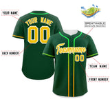 Custom Classic Style Personalized Gradient Ribbed Design Baseball Jersey Short Sleeve Active Game T Shirts 