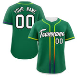 Custom Classic Style Baseball Jersey Personalized Gradient Ribbed Blank Plain Design Style SportwearFor Fans Gift