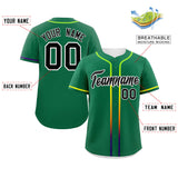 Custom Classic Style Personalized Gradient Ribbed Design Hiphop Casual Baseball Jersey For Women And Men Youth