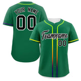 Custom Classic Style Personalized Gradient Ribbed Design Hiphop Casual Baseball Jersey For Women And Men Youth
