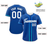 Custom Classic Style Baseball Jersey Personalized Gradient Ribbed Design Button Down Unisex Hip Hop Shirts