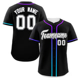 Custom Classic Style Personalized Gradient Ribbed Design Button Down Training Wear Sports Jerseys For Adults