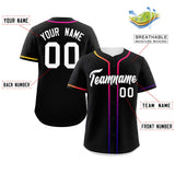 Custom Classic Style Personalized Gradient Ribbed Design Button Down Short Sleeve Sports Uniforms For Adults