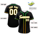 Custom Classic Style Personalized Gradient Ribbed Design Button Down Short Sleeve Sports Uniforms For Adults