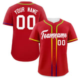 Custom Classic Style Personalized Gradient Ribbed Design Button Down Training Wear Sports Jerseys For Adults