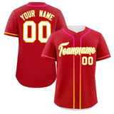 Custom Classic Style Personalized Gradient Ribbed Design Button Down Training Wear Sports Jerseys For Adults