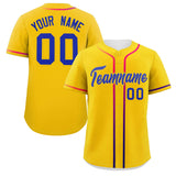 Custom Classic Style Personalized Gradient Ribbed Design Button Down Baseball Jersey Active Game Team Shirt 