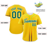 Custom Classic Style Personalized Gradient Ribbed Design Button Down Hip Hop Baseball Shirts Streetwear For Adults Boys
