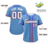 Custom Classic Style Personalized Gradient Ribbed Design Button Down Baseball Jersey Active Game Team Shirt 