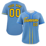 Custom Classic Style Personalized Gradient Ribbed Design Button Down Training Wear Sports Jerseys For Adults