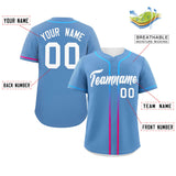 Custom Classic Style Personalized Gradient Ribbed Baseball Shirt Hiphop Clothing for Party For Adults Boys