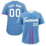 Custom Classic Style Personalized Gradient Ribbed Baseball Shirt Hiphop Clothing for Party For Adults Boys