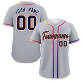 Custom Classic Style Personalized Gradient Ribbed Design Button Down Short Sleeve Sports Uniforms For Adults