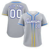 Custom Classic Style Personalized Gradient Ribbed Design Button Down Training Wear Sports Jerseys For Adults