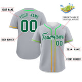 Custom Classic Style Personalized Gradient Ribbed Design Button Down Training Wear Sports Jerseys For Adults
