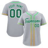Custom Classic Style Personalized Gradient Ribbed Design Button Down Training Wear Sports Jerseys For Adults