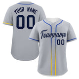 Custom Classic Style Personalized Gradient Ribbed Baseball Shirt Hiphop Clothing for Party For Adults Boys