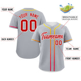 Custom Classic Style Personalized Gradient Ribbed Baseball Shirt Hiphop Clothing for Party For Adults Boys