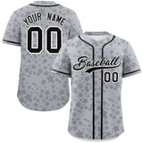 Custom Star Personalized Graffiti Pattern Authentic Baseball Jersey