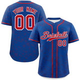 Custom Star Personalized Graffiti Pattern Authentic Baseball Jersey