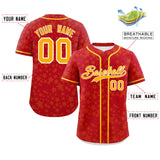 Custom Star Personalized Graffiti Pattern Authentic Baseball Jersey