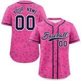 Custom Star Personalized Graffiti Pattern Authentic Baseball Jersey