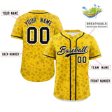 Custom Authentic Personalized Star Graffiti Pattern Baseball Jersey