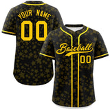 Custom Authentic Personalized Star Graffiti Pattern Baseball Jersey