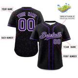 Custom Authentic Personalized Star Graffiti Pattern Baseball Jersey