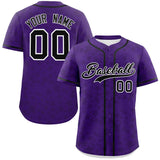 Custom Authentic Personalized Star Graffiti Pattern Baseball Jersey