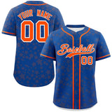 Custom Authentic Personalized Star Graffiti Pattern Baseball Jersey