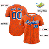 Custom Authentic Personalized Star Graffiti Pattern Baseball Jersey